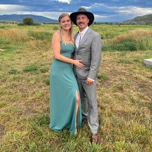 XS Sea Glass Birdy Grey Alex Convertible Dress